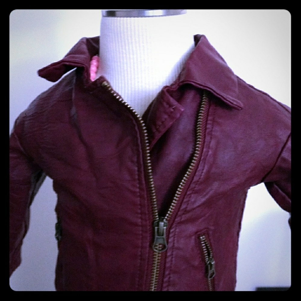 Genuine Kids by Oshkosh faux leather jacket